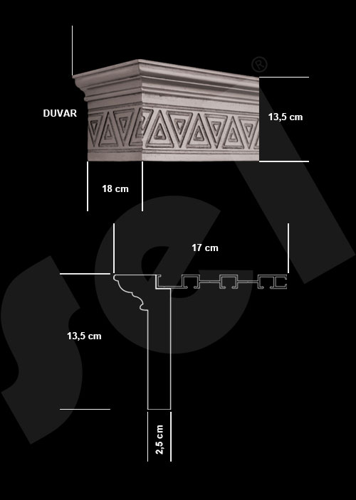 Abelya Rustik Serisi Ölçüleri - Perde Aksesuarları