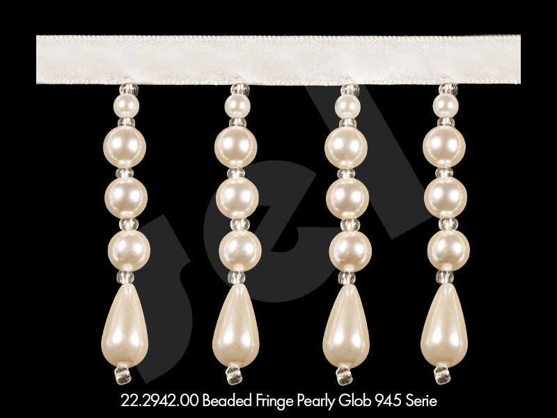 Baeded Fringe Pearly Glob 945 - Curtain Accessories