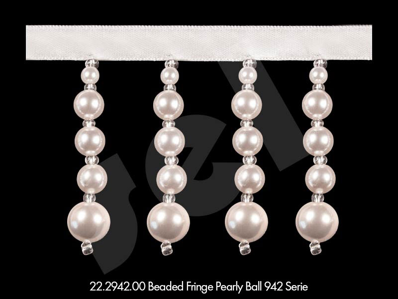 Baeded Fringe Pearly Ball 942 - Curtain Accessories