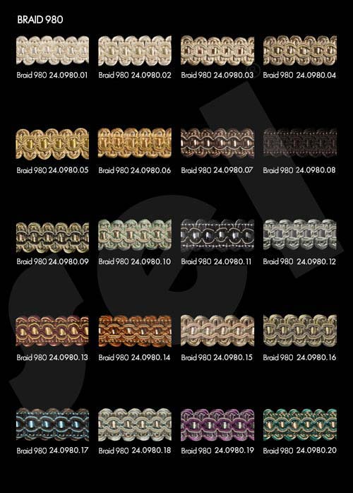 Braid 980 - Curtain Accessories