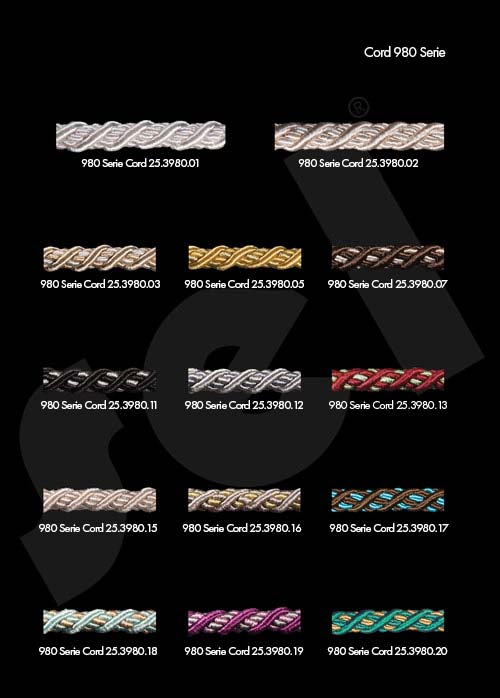 Cords 980 Serie - Curtain Accessories