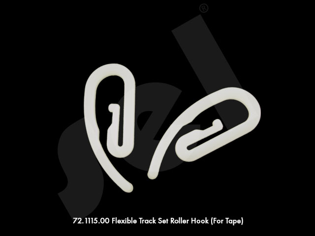 Flexible Track Set Roller Hook (For Tape) - Curtain Accessories