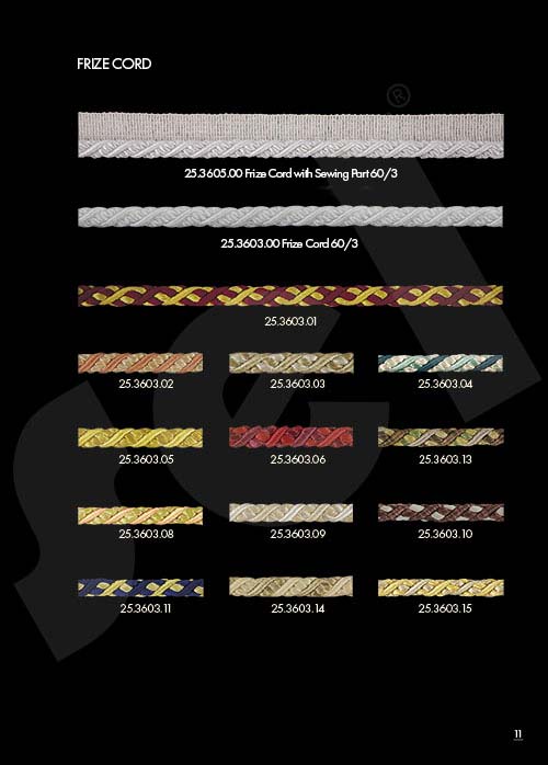 Frize Cord - Curtain Accessories