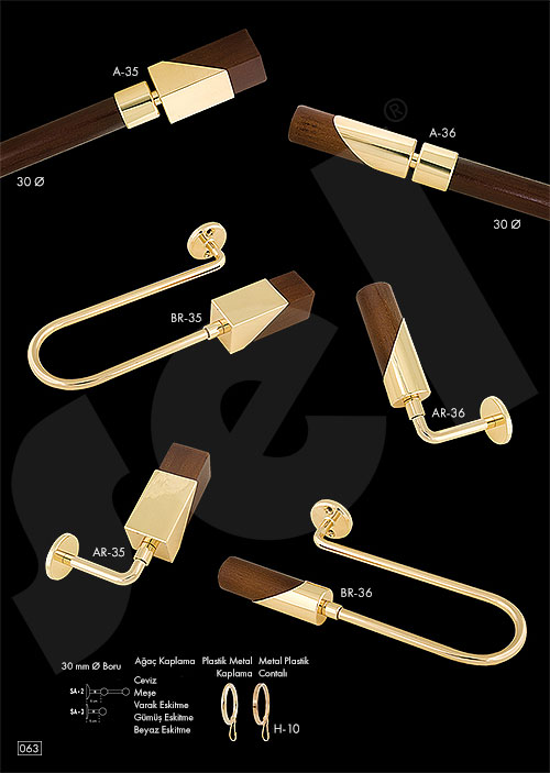 Kamelya Rustik - Perde Aksesuarları