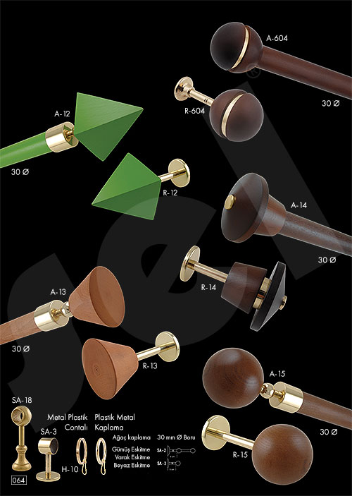 Kamelya Rustik - Perde Aksesuarları