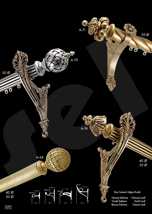 Kamelya Rustik - Perde Aksesuarları