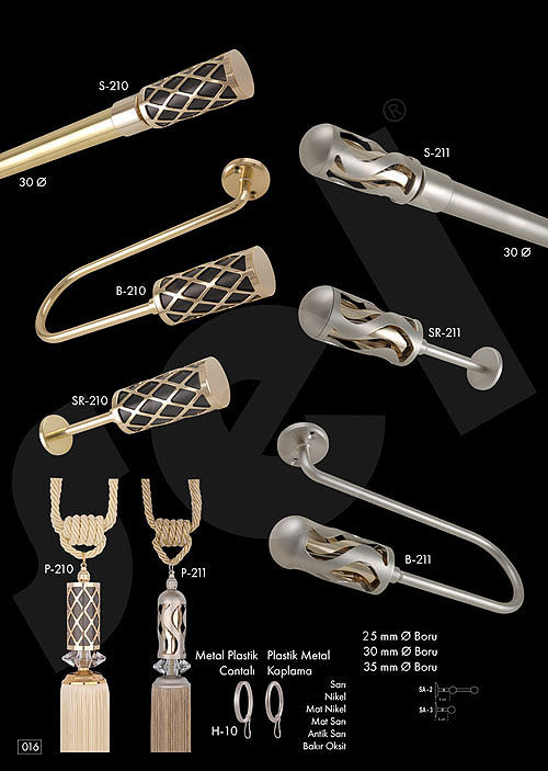 Lilyum Rustik - Perde Aksesuarları