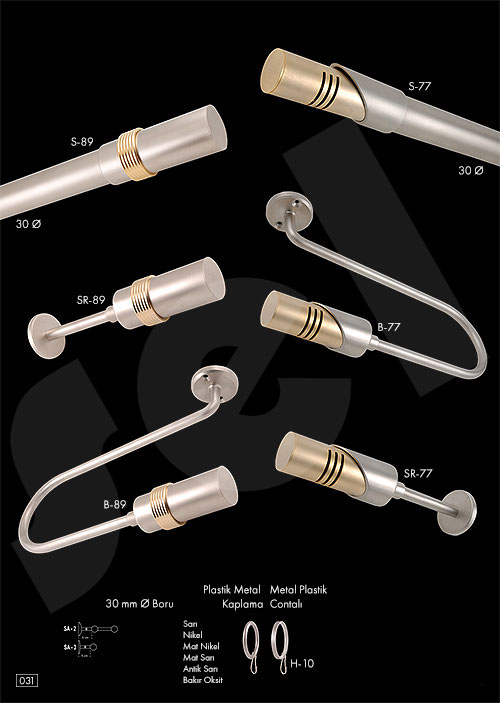 Lilyum Rustik - Perde Aksesuarları