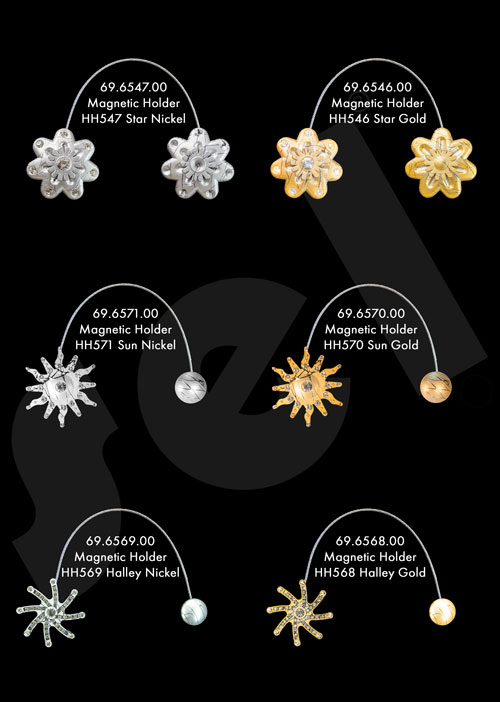 Mıknatıslı Perde Biritleri - Perde Aksesuarları