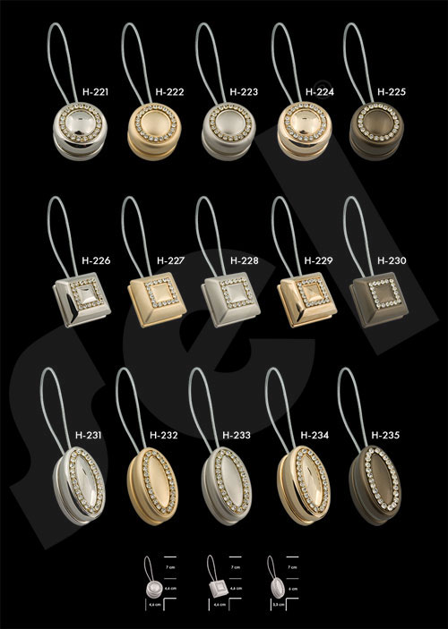 Mıknatıslı Perde Biritleri - Perde Aksesuarları