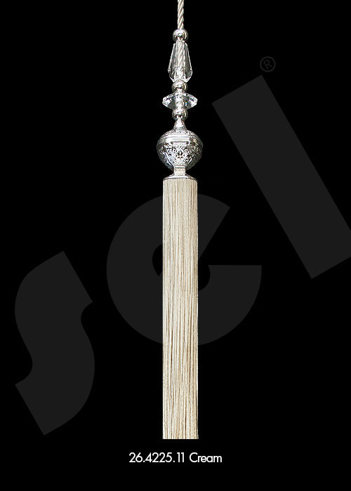 Ornament Tassel Azur Cream - Curtain Accessories