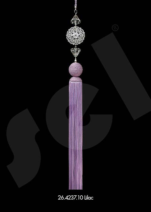 Ornament Tassel Diamond Lilac - Curtain Accessories