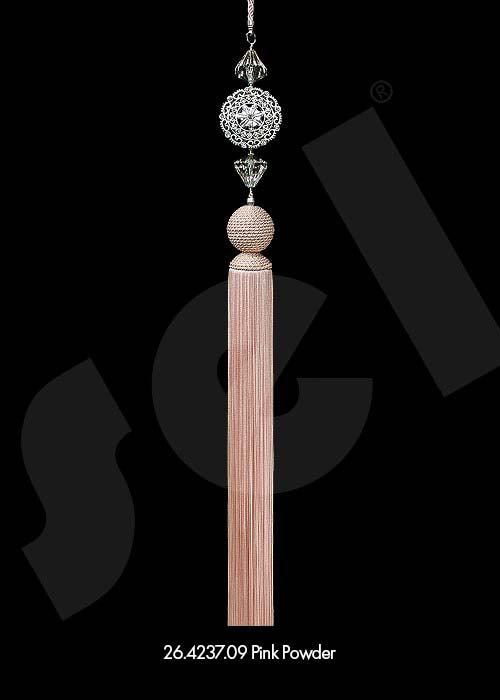 Ornament Tassel Diamond Pink Powder - Curtain Accessories