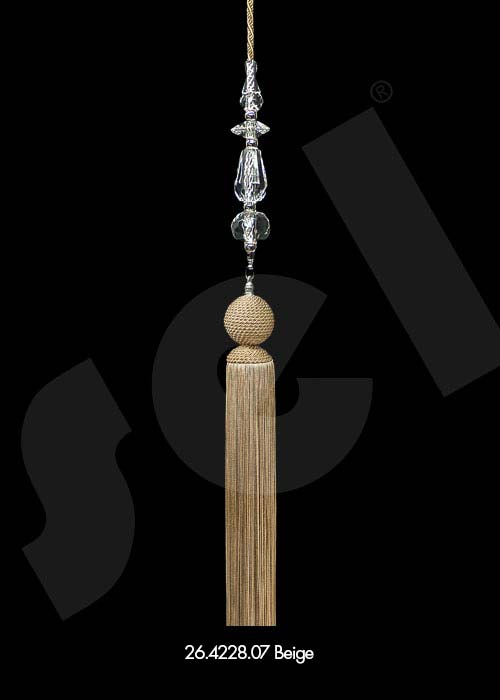 Ornament Tassel Sarma Kafa Black - Curtain Accessories