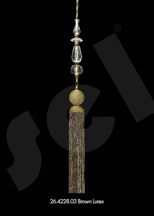 Ornament Tassel Sarma Kafa Black - Curtain Accessories