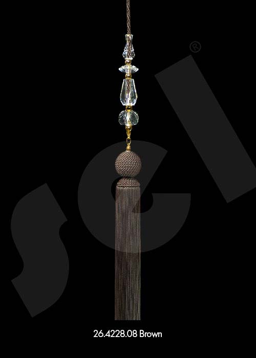 Ornament Tassel Sarma Kafa Black - Curtain Accessories