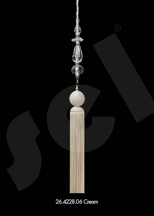 Ornament Tassel Sarma Kafa Black - Curtain Accessories