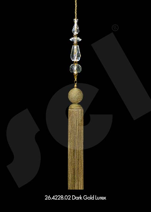 Ornament Tassel Sarma Kafa Black - Curtain Accessories