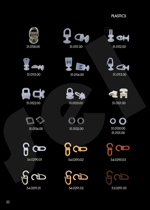 Plastikler - Perde Aksesuarları