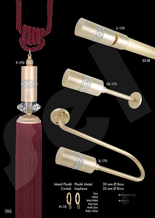 Safir Rustik - Perde Aksesuarları
