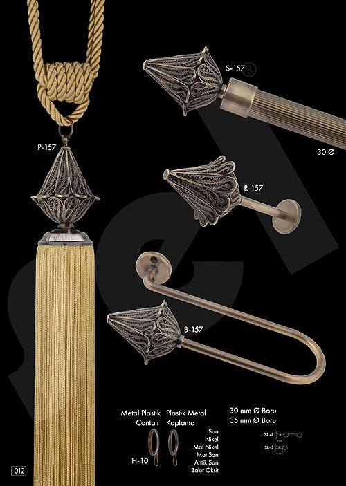 Safir Rustik - Perde Aksesuarları