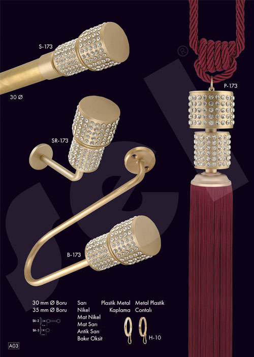 Safir Rustik - Perde Aksesuarları