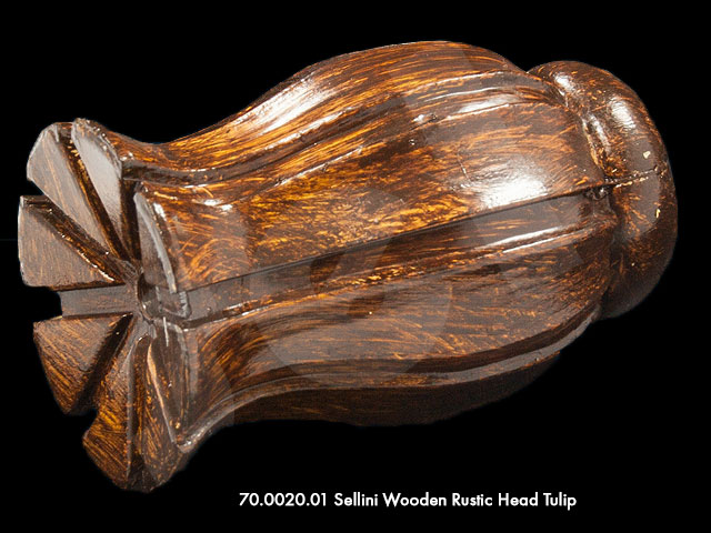 Sellini Wooden Rustic Accessories - Curtain Accessories