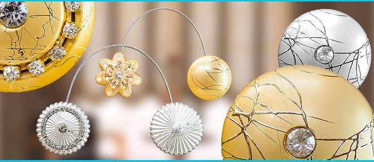 Mıknatıslı Perde Biritleri - Perde Aksesuarları