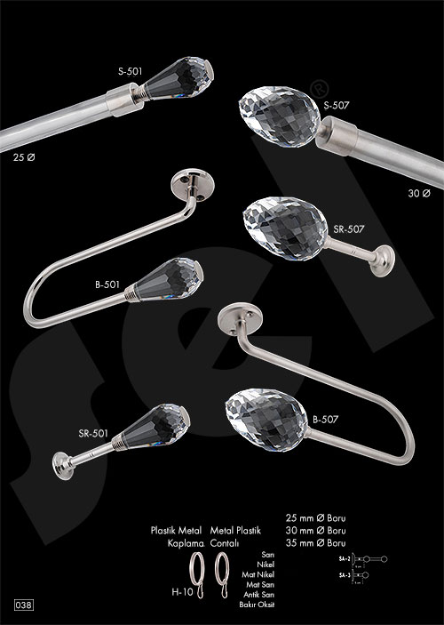 Yakut Rustik - Perde Aksesuarları