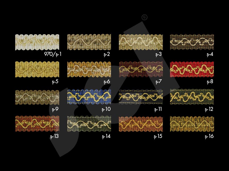 Şerit Renkleri - Perde Aksesuarları