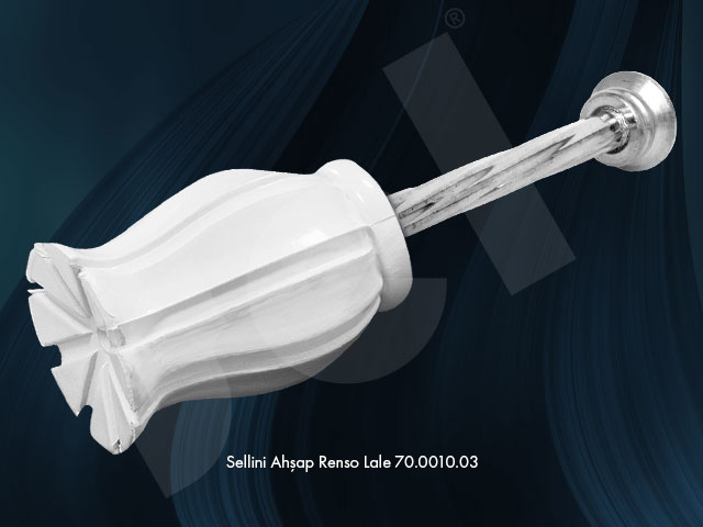 Sellini Ahşap Renso Lale - Perde Aksesuarları