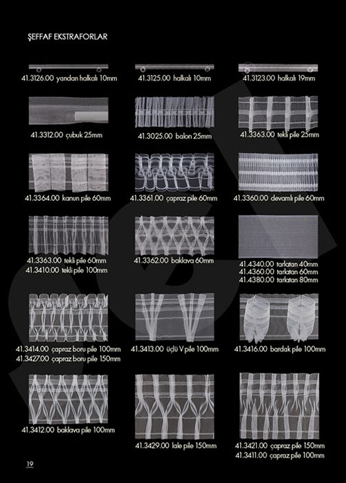 Ekstraforlar - Perde Aksesuarları