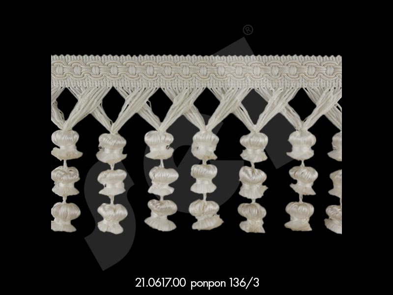 Floştan Boyanabilir Dokuma Ponponlar - Perde Aksesuarları