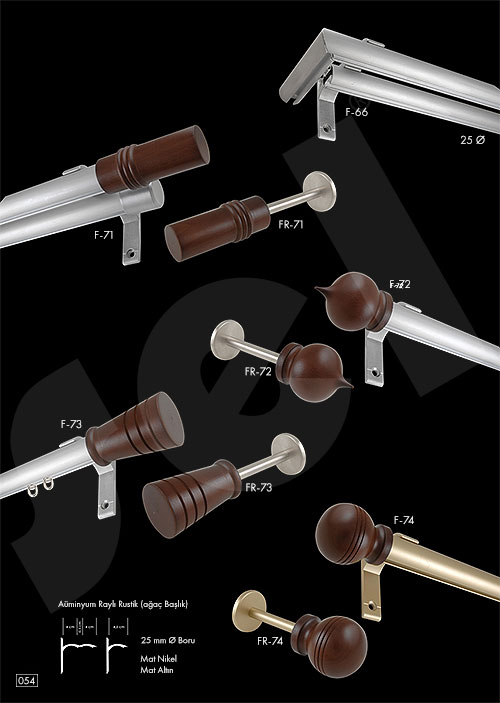 Gardenya Rustik - Perde Aksesuarları