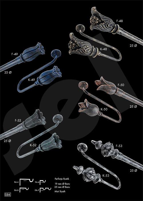 Gardenya Rustik - Perde Aksesuarları