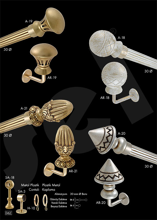 Kamelya Rustik - Perde Aksesuarları