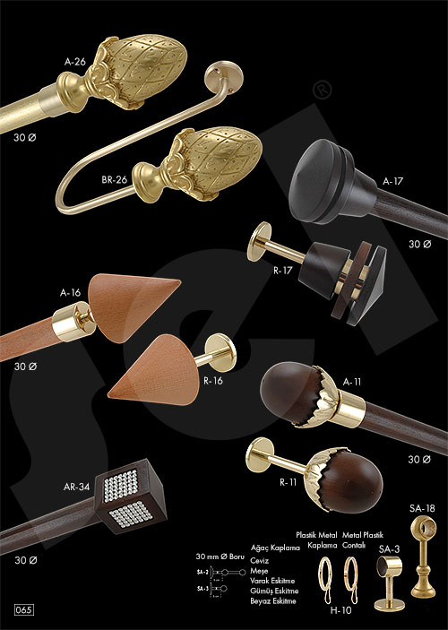 Kamelya Rustik - Perde Aksesuarları