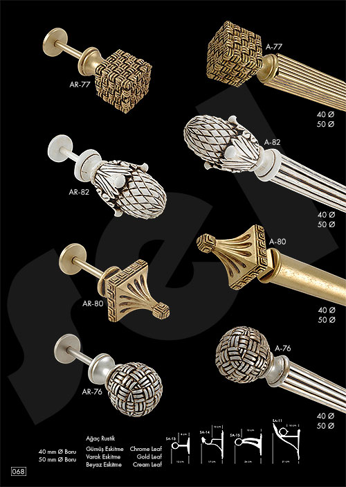 Kamelya Rustik - Perde Aksesuarları