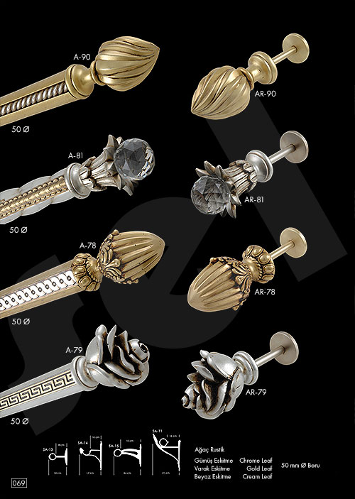 Kamelya Rustik - Perde Aksesuarları