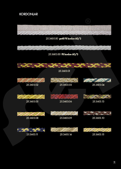 Kordonlar - Perde Aksesuarları