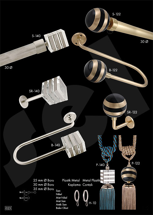 Lilyum Rustik - Perde Aksesuarları