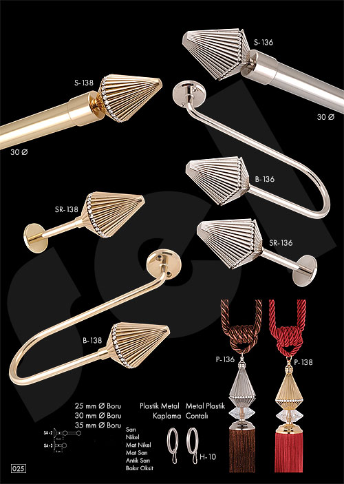 Lilyum Rustik - Perde Aksesuarları