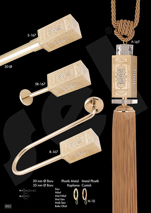 Safir Rustik - Perde Aksesuarları