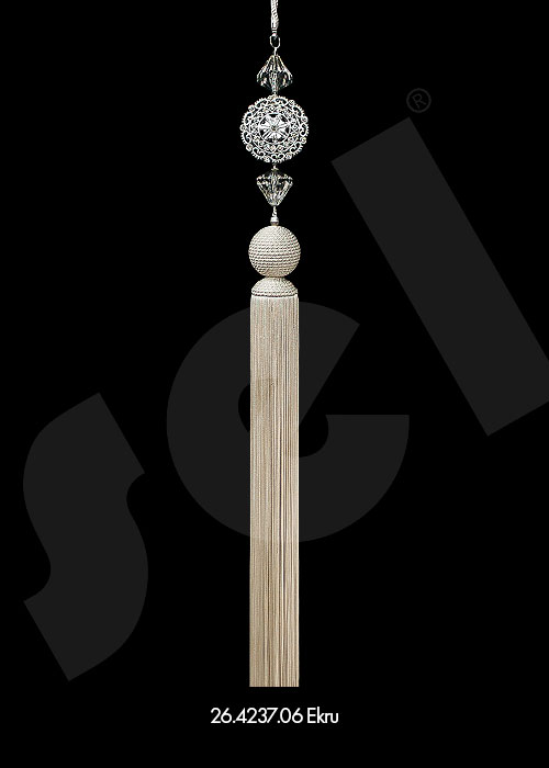 Sarkıt Elmas Madalyonlu - Perde Aksesuarları