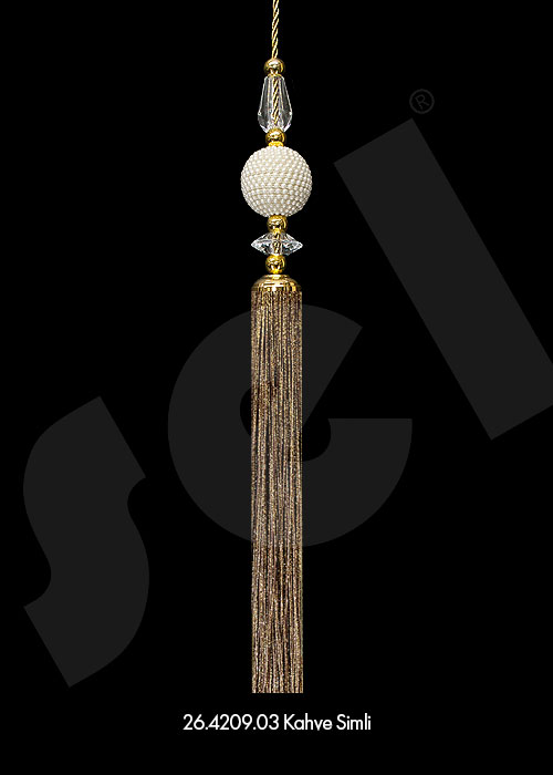 Sarkıt Püskül İncili - Perde Aksesuarları