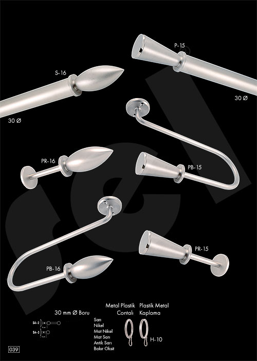 Yakut Rustik - Perde Aksesuarları