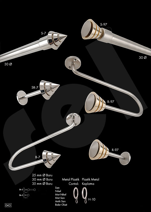 Yakut Rustik - Perde Aksesuarları