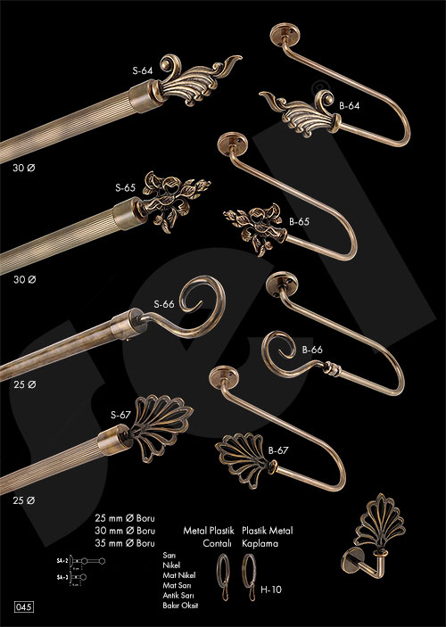 Yakut Rustik - Perde Aksesuarları