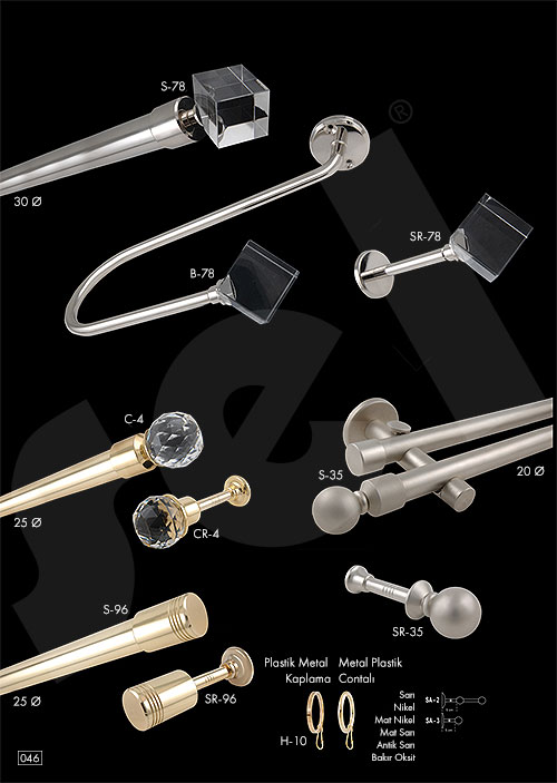 Yakut Rustik - Perde Aksesuarları